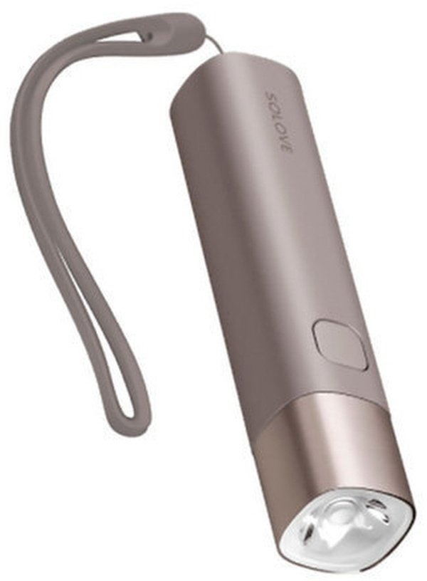 

Фонарь Solove X3 Portable Flashlight Power Bank (коричневый)