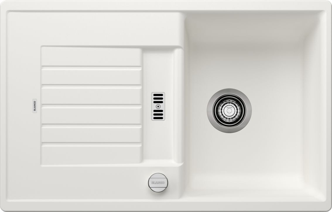 Кухонная мойка Blanco Zia 45 S 514718 (белый, клапан-автомат)