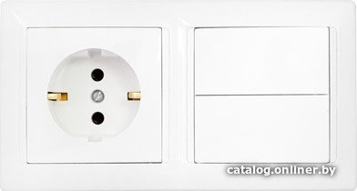 Розетка Bylectrica Стиль 2В-РЦ-693 (белый)