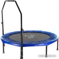 Батут Atlas Sport для фитнеса 122 см (синий, с ручкой)