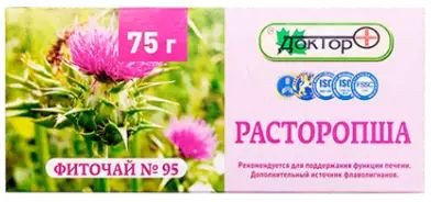 БАД Доктор Плюс Фиточай №95 Расторопша 75г