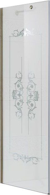 Душевая стенка Cezares MAGIC-100-FIX-ROYAL PALACE-PP-Br-L (боковая)