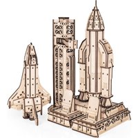 3Д-пазл Eco-Wood-Art Космический челнок