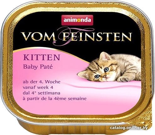 Консервированный корм для кошек Animonda Vom Feinsten Kitten Baby Pate 0.1 кг