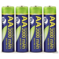 Аккумулятор Gembird AA 2000 mAh 4 шт. EG-BA-AA20R4-01