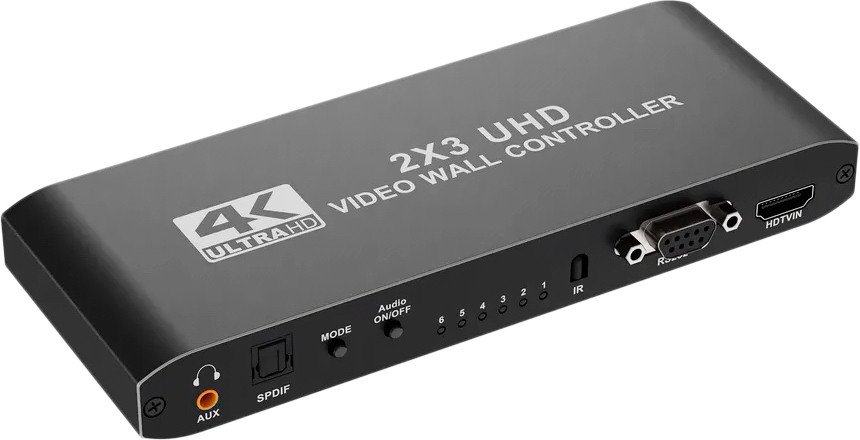 Разветвитель USBTOP 2x3 HDMI 4K UltraHD до 6 экранов