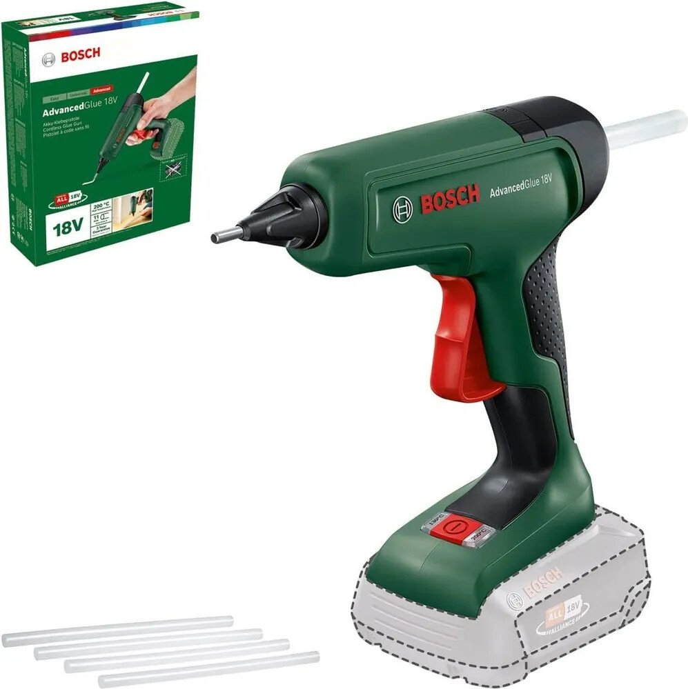 Термоклеевой пистолет Bosch AdvancedGlue 18V 0603264800