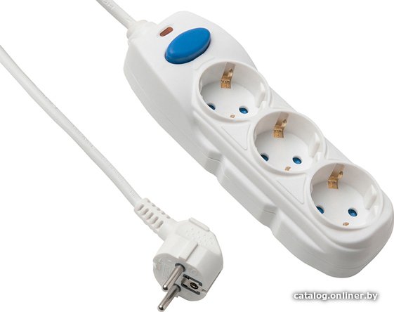 Удлинитель Electraline 62010 (1.5 м, белый)
