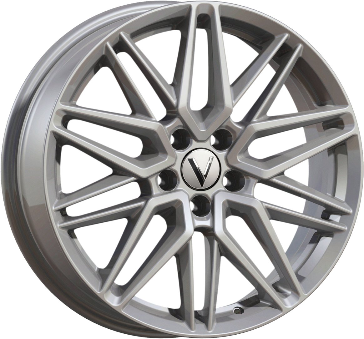 Литые диски Vector B233 18x7 5x114.3мм DIA 54.1мм ET 53мм Сильвер S