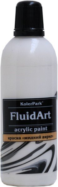 

Акриловая краска KolerPark Fluid Art Жидкий акрил (молочный, 80 мл)