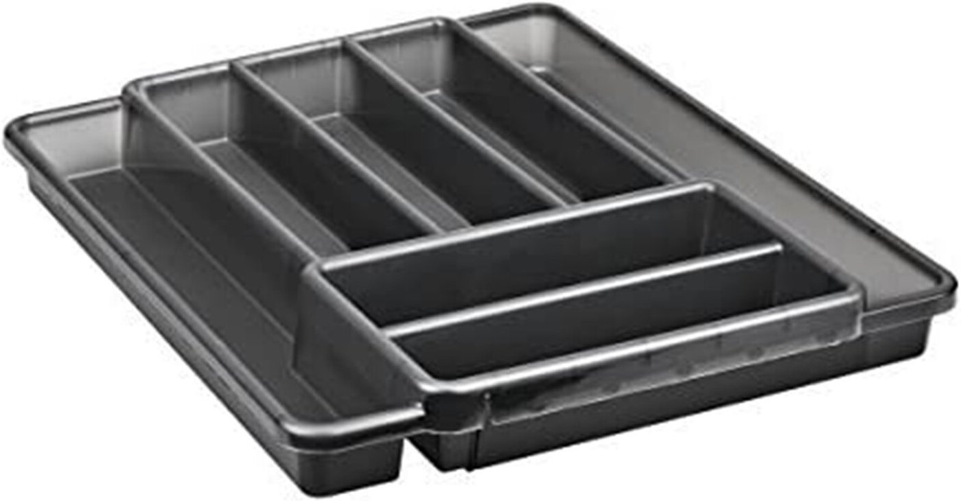 Лоток для столовых приборов Rotho Domino Cutlery Tray 7 175250881 (антрацит)
