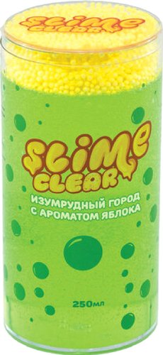 Слайм Clear Slime Изумрудный город с ароматом яблока S300-36