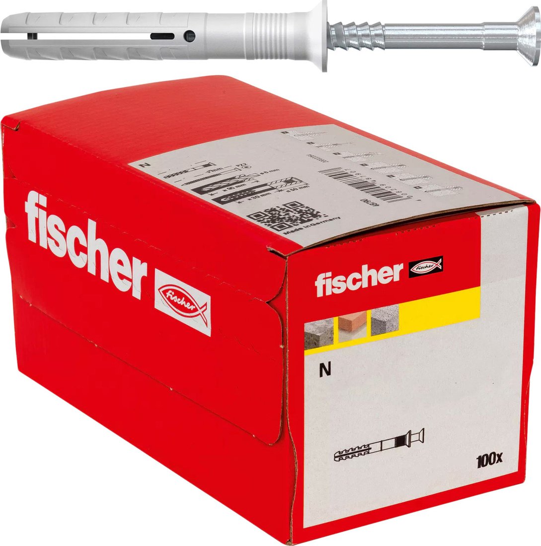 

Дюбель-гвоздь Fischer N 8 x 80/40 S 48792 (100 шт)
