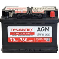 Автомобильный аккумулятор Dynamatrix AGM DEK700 760 (70 А·ч)