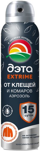 Аэрозоль против насекомых ДЭТА Extrime от клещей и комаров 150 мл