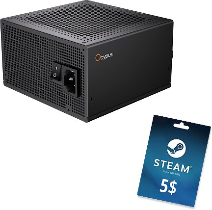 

Блок питания Ocypus Delta P750 Delta-P750-B1FDBK024X-EU + буклет-вкладыш на 5 для Steam (Европа + РБ)