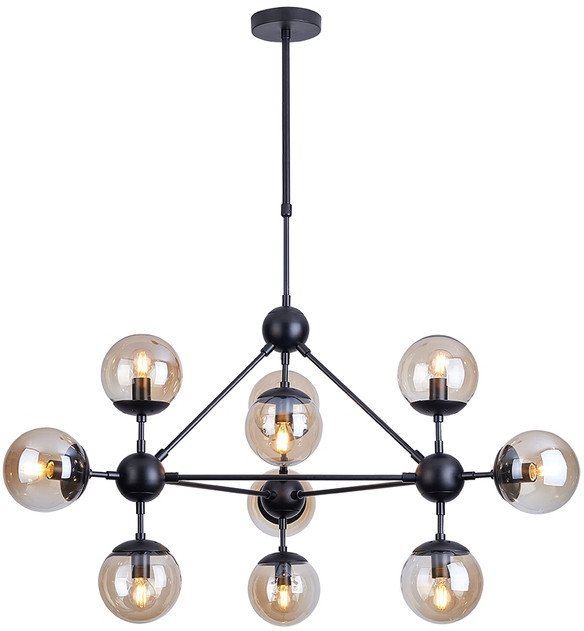 Подвесная люстра Arte Lamp Bolla A1664SP-10BK