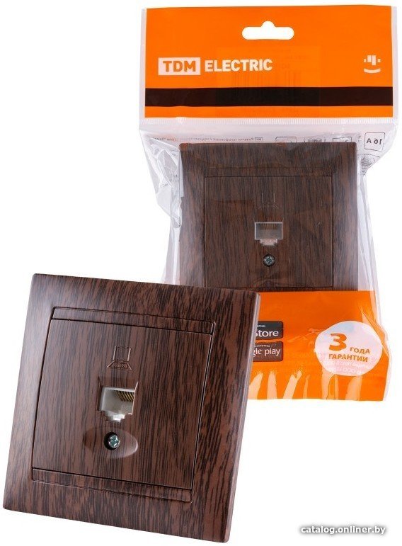 Розетка компьютерная TDM Electric Лама SQ1815-0416