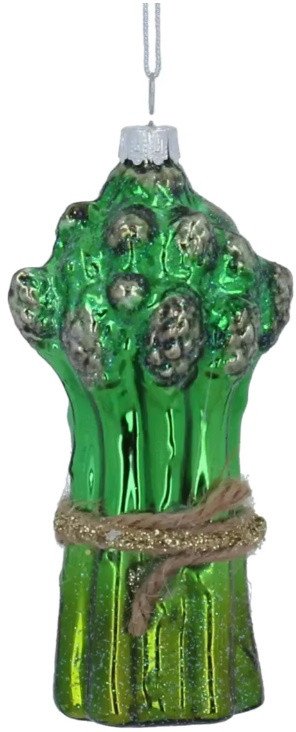 

Елочная игрушка Gisela Graham All Glass. Спаржа 1942