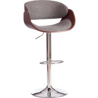 Стул TetChair Lando (серый/орех/хром) в Гомеле