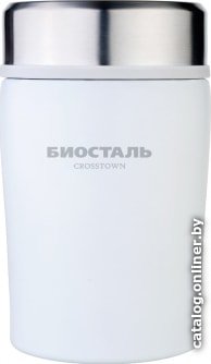 Термос для еды БИОСТАЛЬ NTD-500W 0.5л (белый)