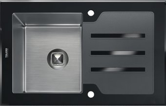 Кухонная мойка Tolero Ceramic glass TG-780 (черный)