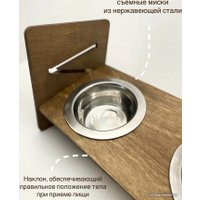 Миски на подставке Lazer_bobr Регулируемая подставка для мисок кошек и собак