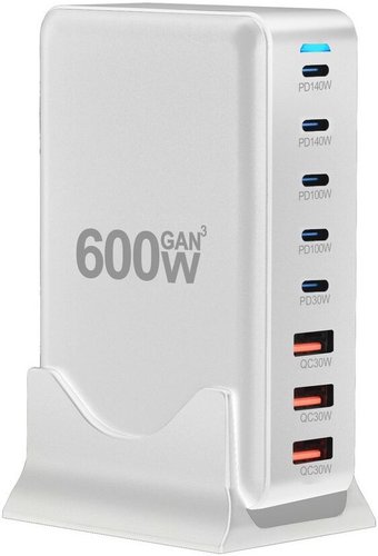 Сетевое зарядное USBTOP 1006P200WW 559448 (белый)