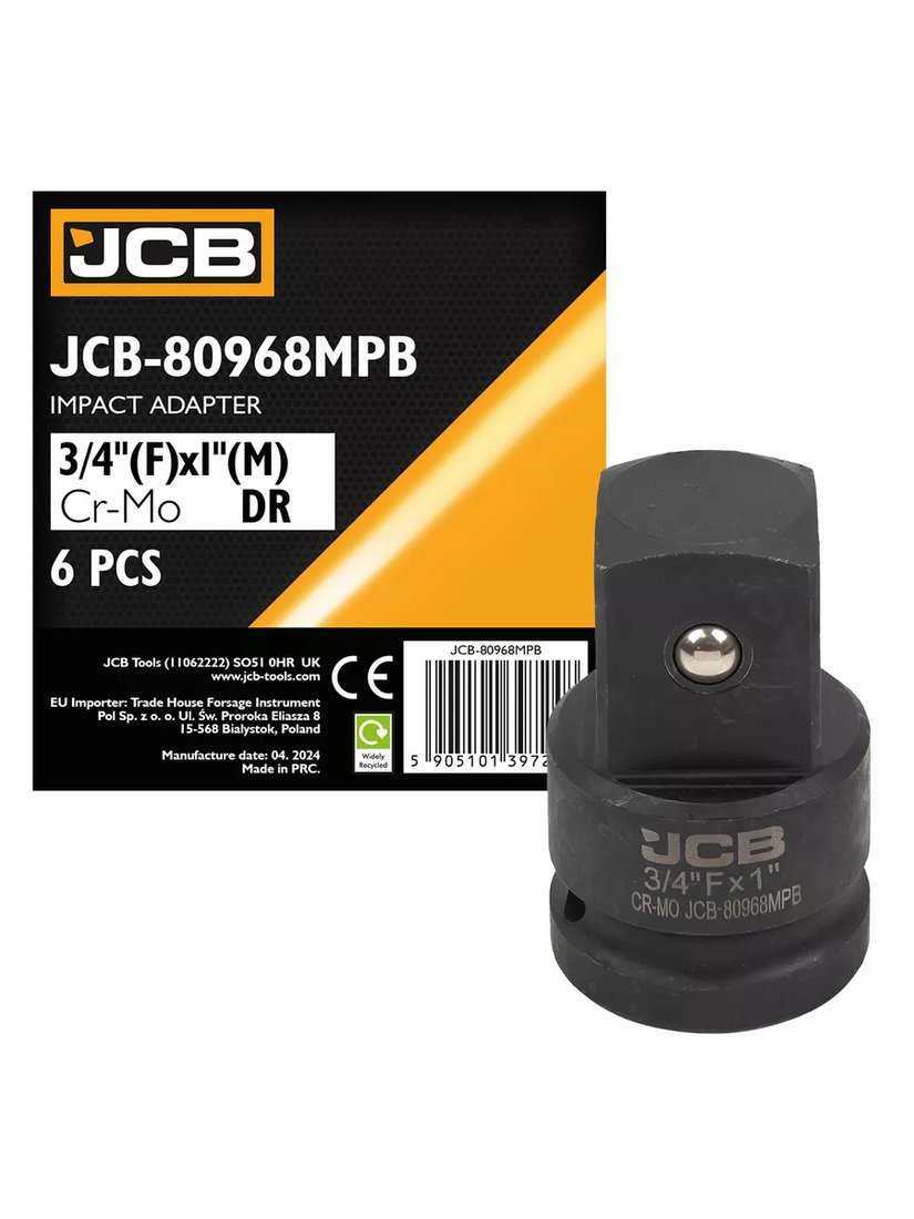 

Адаптер слесарный JCB -80968MPB (59507)