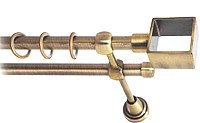 

Карниз для штор Lm Decor Куб 177 2р гладкий (антик, 4м)