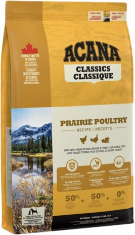 

Сухой корм для собак Acana Classics Prairie Poultry 9.7 кг