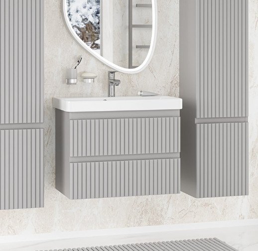 Brevita Тумба с умывальником Victory 70 VIC-07070-0302Я+11070-KL