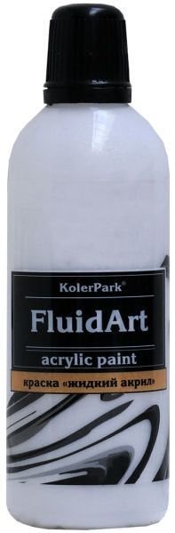 

Акриловая краска KolerPark Fluid Art Жидкий акрил (серебро, 80 мл)