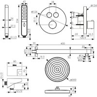 Душевая система  Kaiser Sano 08277-3