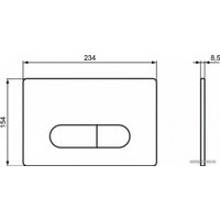 Инсталляция для унитаза Ideal Standard R027767 + R0116AA R0309AA