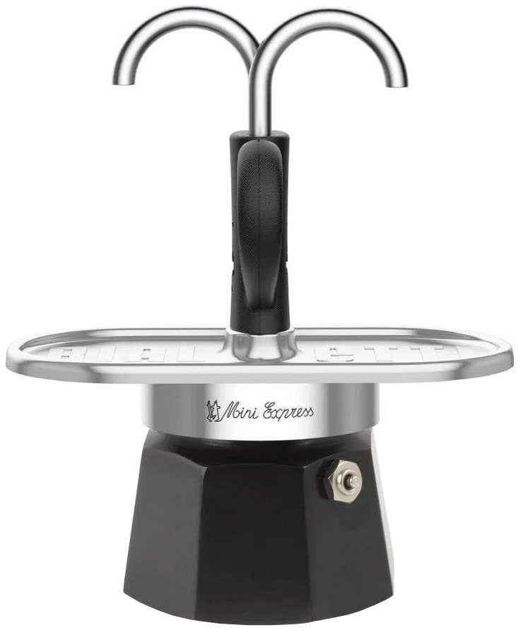 Гейзерная кофеварка Bialetti Mini Express (черный)