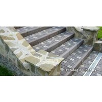 Тротуарная плитка Каменная индустрия Кирпичик СЦ (серый) [A00001]