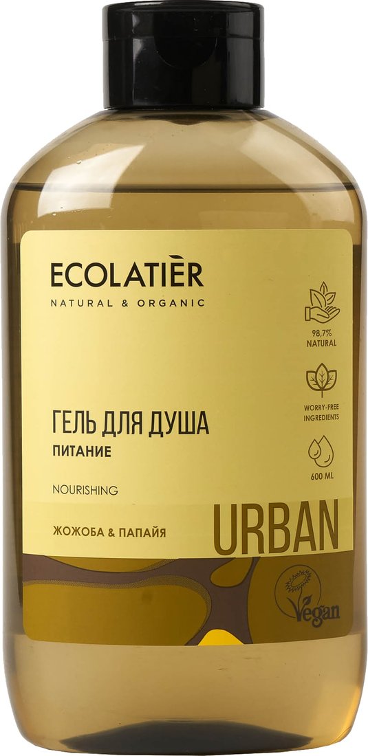 

Ecolatier Гель для душа Urban питание жожоба и папайя 600 мл