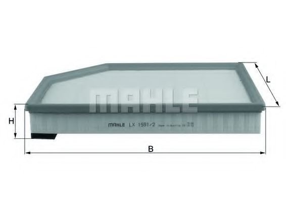 

Воздушный фильтр Mahle Knecht LX15912