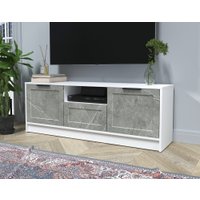 Тумба Интерлиния ТВ Концепт Тренд КТ-ТВ3-50 (белый платинум/керамика)