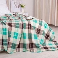 Плед Casa Conforte London 130x170 6154464 (зеленый)