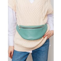 Сумка на пояс Franchesco Mariscotti 1-4618к (флорида, нефрит NN)