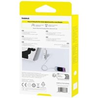 Кабель Baseus Silky Series Fast Charging Cable USB Type-A - Lightning (1 м, белый)
