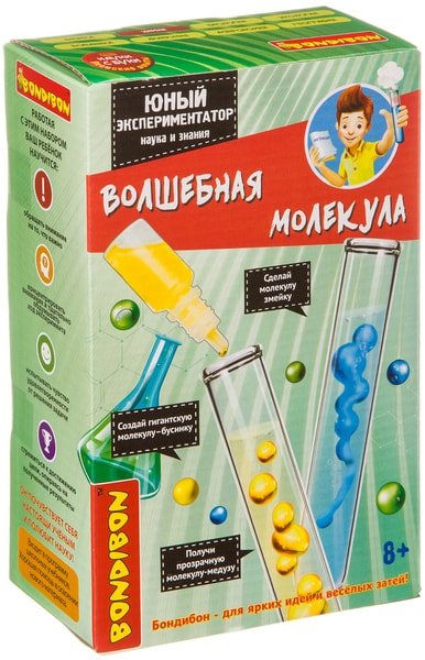 

Набор для опытов Bondibon Науки с Буки Волшебная молекула ВВ4143