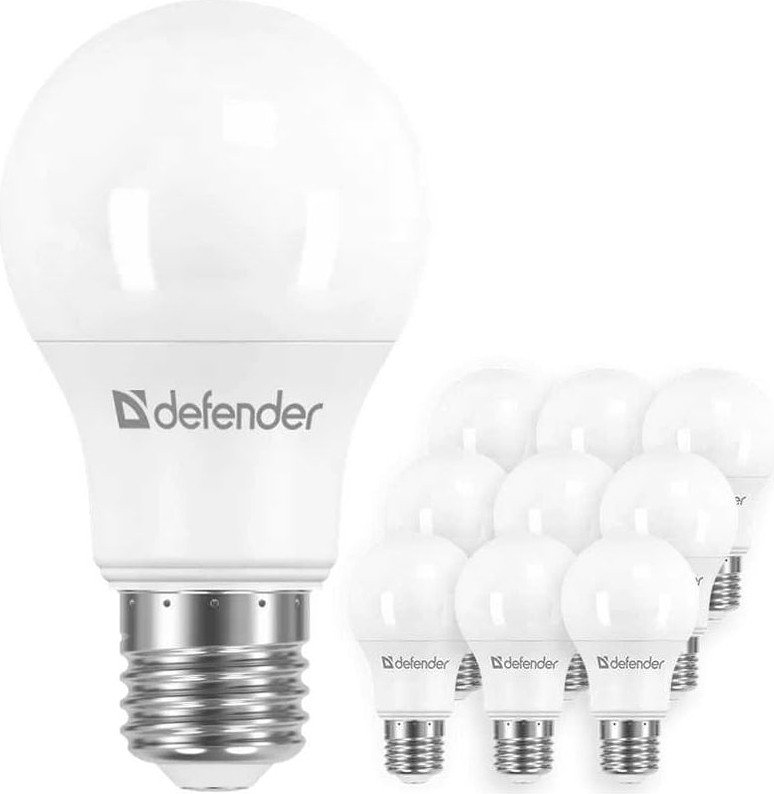 Светодиодная лампочка Defender A55-9W-840-E27