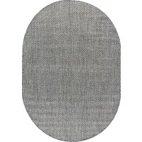 Циновка Merinos Kair S156-OVAL-DARK GRAY (1.6х2.3)