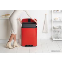Мусорное ведро Brabantia Bo Pedal Bin 60 л (пламенно-красный)