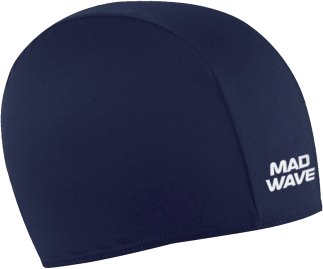 

Шапочка для плавания Mad Wave Poly II (темно-синий)