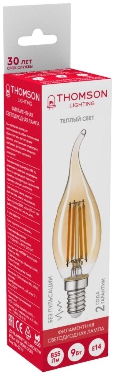 

Светодиодная лампочка Thomson Filament Tail Candle TH-B2119