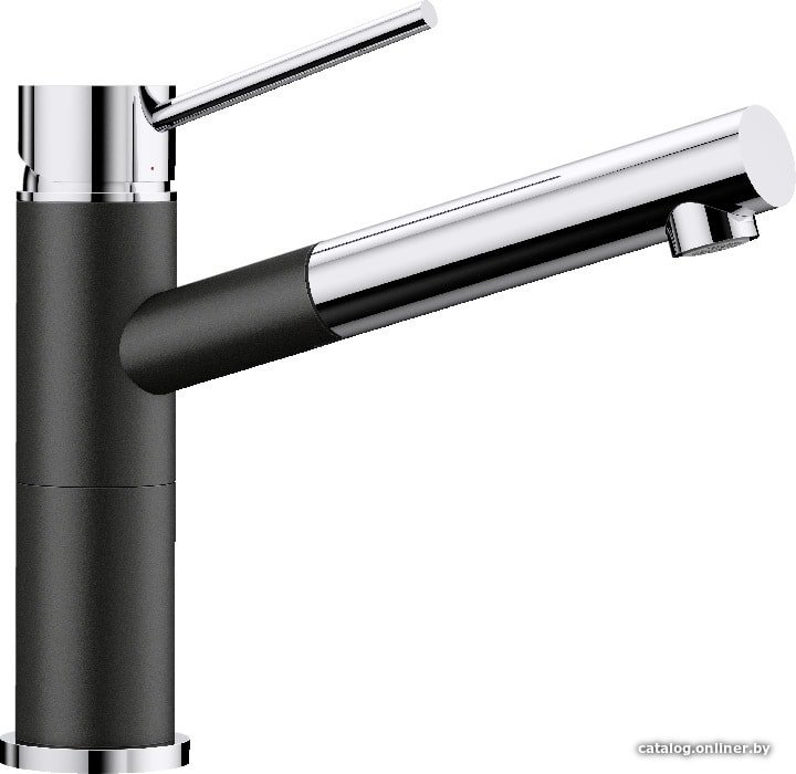 Смеситель Blanco Alta-S Compact 526161 (черный/хром)